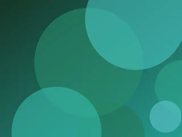 PLACEHOLDER A green abstract gradient standing in for an ink drawing